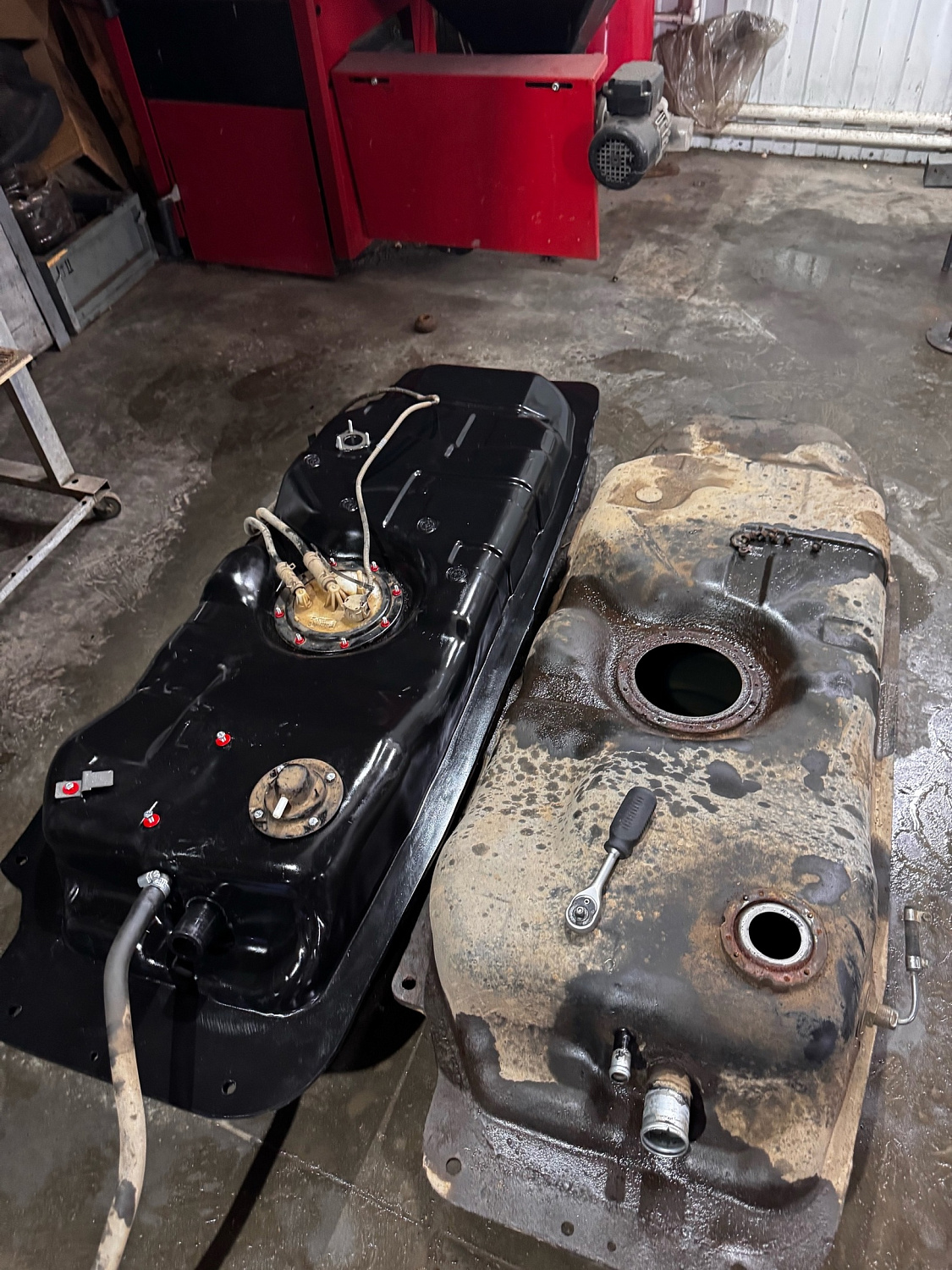 Пластиковый топливный бак SsangYong Actyon (Дизель) 2005-2012 г.в (bolt-on)