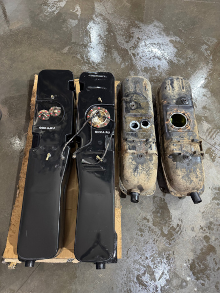 Увеличенный топливный бак Уаз Патриот 62,5 л. Левый (дополнительный) усиленный пластик (bolt-on)